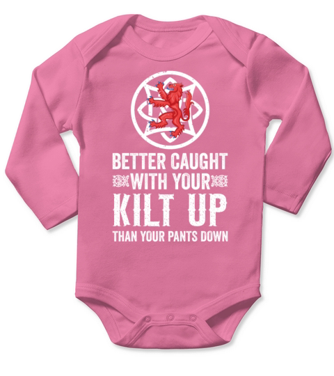 Traditional Kilt Wearing Quote For A Kilt Guy Long Sleeve Baby One-Piece