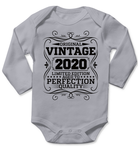 Vintage 2020 Original Limited Edition Long Sleeve Baby One-Piece