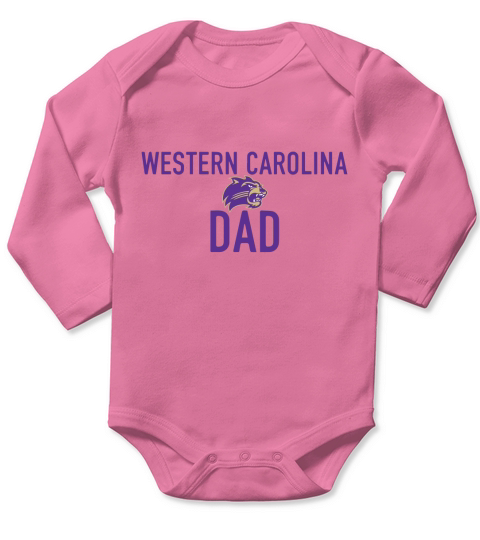 Western Carolina University DAD Long Sleeve Baby One-Piece