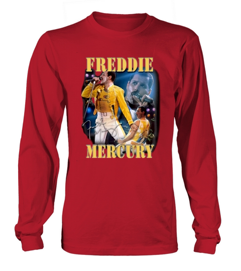 Freddie Mercury Live Homage Champion Signature shirt - Baby Onesie Long sleeved Unisex