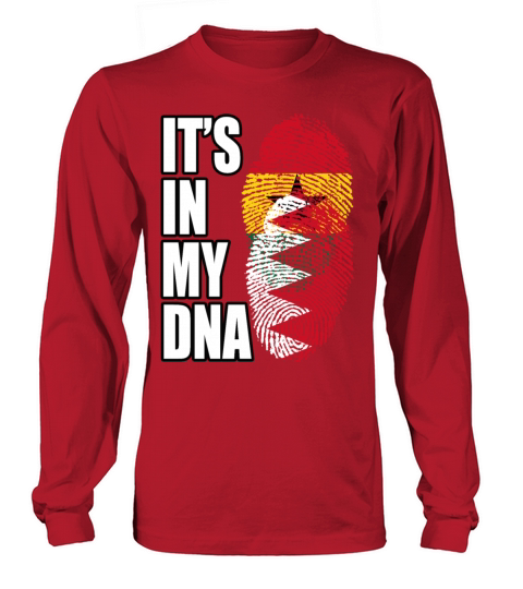 Ghanaian And Bahraini Mix Heritage DNA Flag Long sleeved Unisex