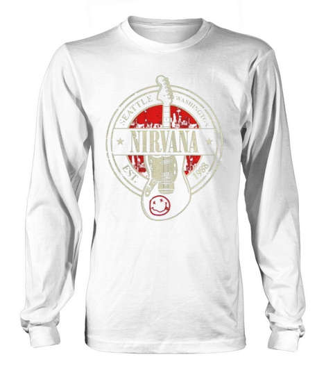 Nirvana Seattle Washington Est 1988 Long sleeved Unisex