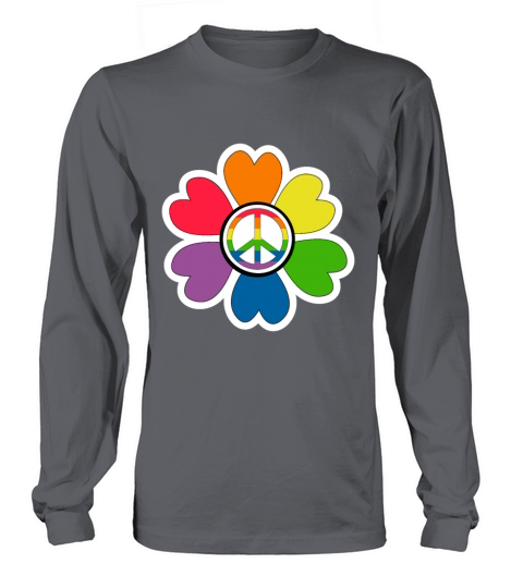 Pride love lgbt flower Long sleeved Unisex