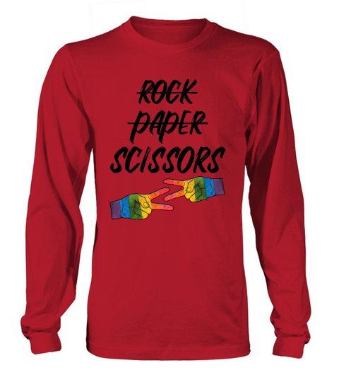 Rock Paper Scissors LGBT World Pride 2019 shirt Long sleeved Unisex
