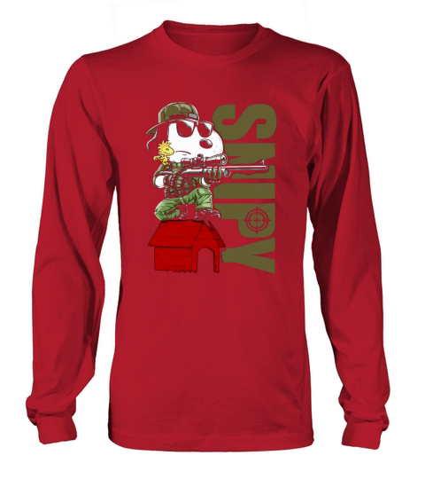 Snoopy and Woodstock Snipy shirt Long sleeved Unisex