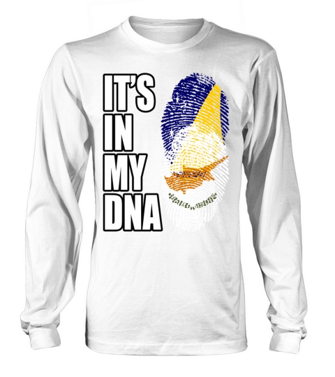 Tokelauan And Cypriot Mix Heritage DNA Flag Long sleeved Unisex