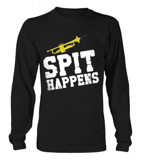 Trumpet Player Pun Vintage Spit Long sleeved Unisex