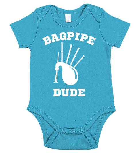 Bagpipe Bagpiper Gift Short Sleeve Baby One-Piece