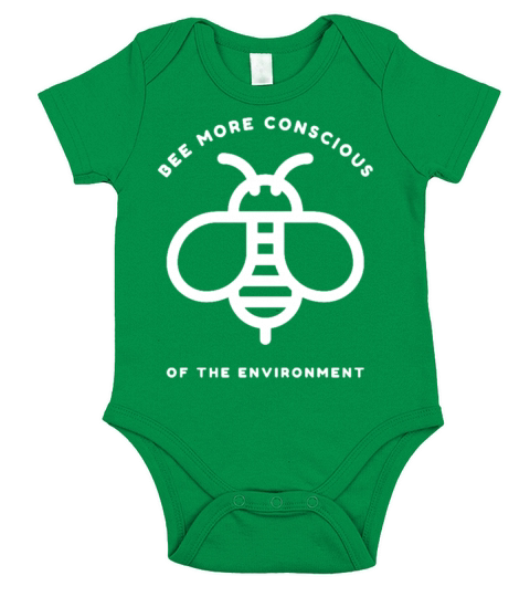 Bee More Conscious Short Sleeve Baby One-Piece