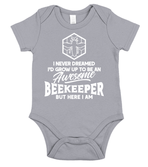 Beekeeping Apiculturist Bee Support Beekeeper Short Sleeve Baby One-Piece