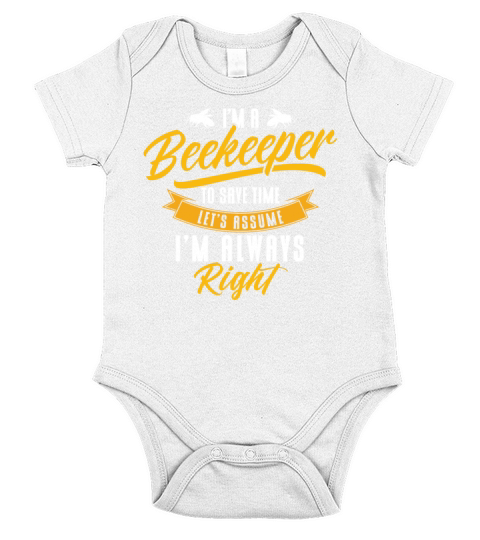 Beekeeping Apiculturist Bee Support Beekeeper Short Sleeve Baby One-Piece