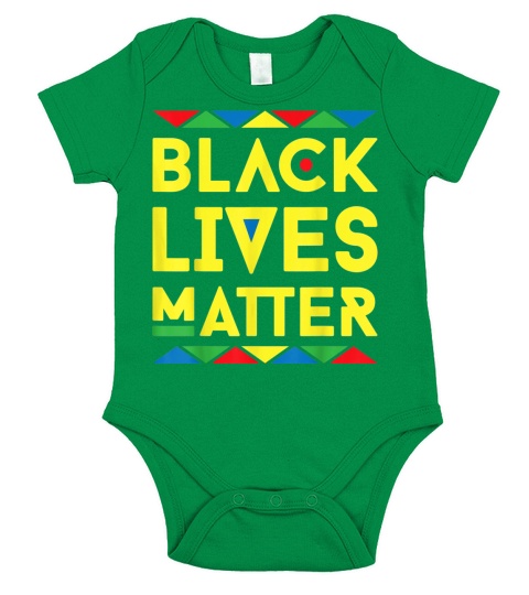 Black Lives Matter Short Sleeve Baby One-Piece