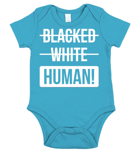 Blacked White Human Clothing Gifts African Short Sleeve Baby One-Piece