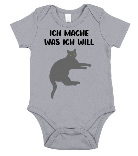 Cat Sassy Kitten Cat Funny Quote Gift Idea Short Sleeve Baby One-Piece