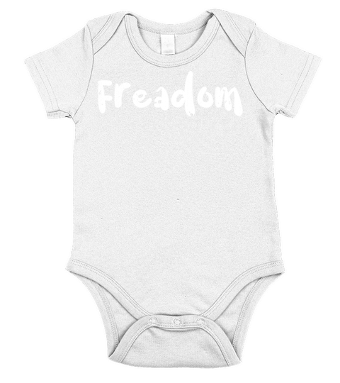 Freadom - Reading Short Sleeve Baby One-Piece