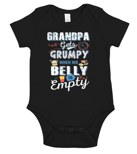 GRUMPY GRANDPA Short Sleeve Baby One-Piece