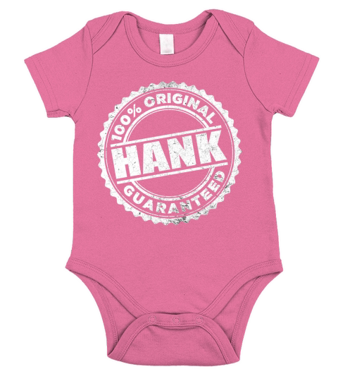 HANK 100 Percent Original Guaranteed Short Sleeve Baby One-Piece