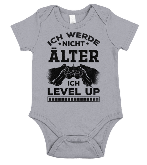 Im Not Getting Older I Level Up Retro Video Short Sleeve Baby One-Piece
