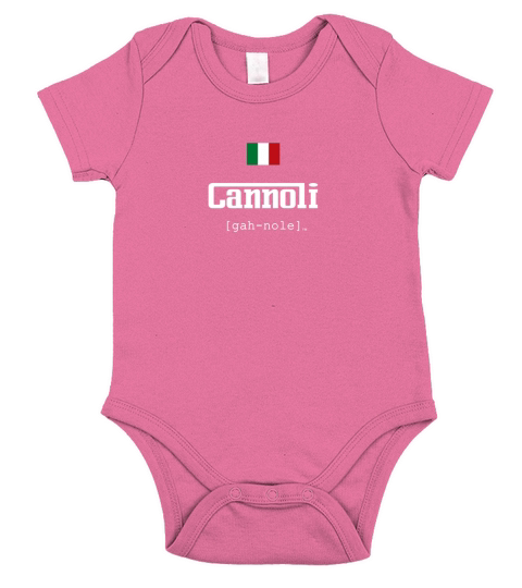 Italian Cannoli Brooklyn Short Sleeve Baby One-Piece