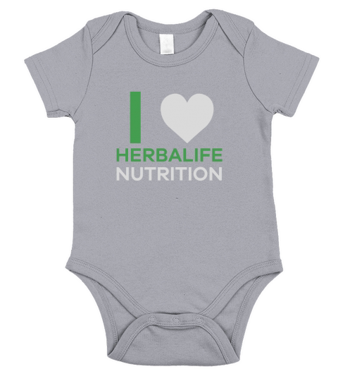 j&#39;aime la nutrition d&#39;herbalife t-shirt Short Sleeve Baby One-Piece
