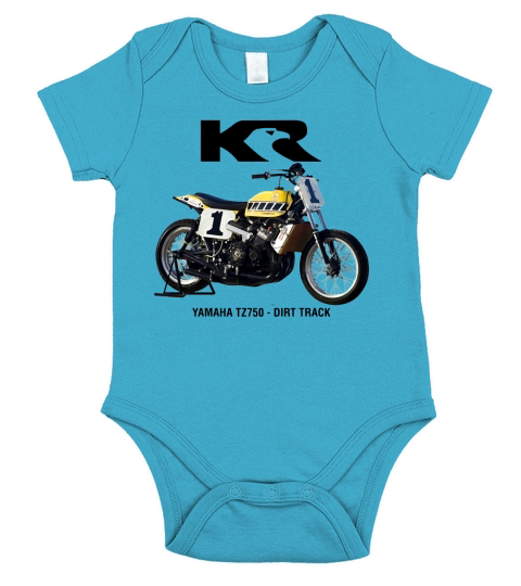 Kenny Roberts - TZ750 Dirt Track Short Sleeve Baby One-Piece