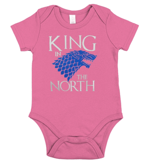King in The North Short Sleeve Baby One-Piece