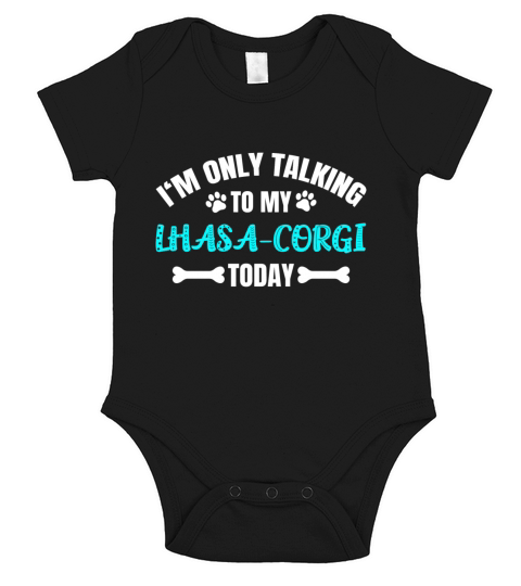 Lhasa-Corgi Owner Short Sleeve Baby One-Piece