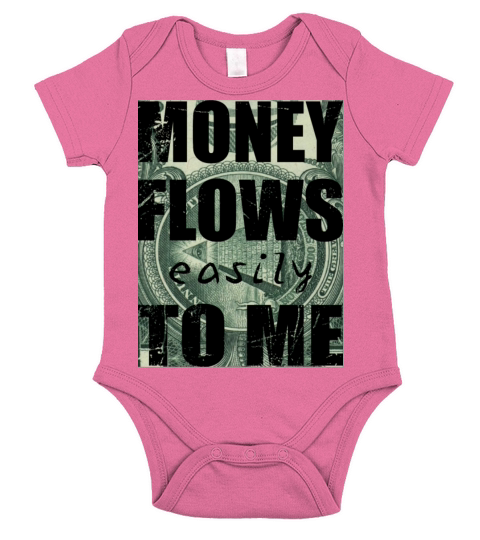 Money flows easily to me Short Sleeve Baby One-Piece