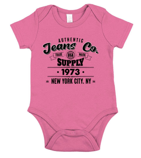 New York City Born In 1973 Vintage Birthday Short Sleeve Baby One-Piece