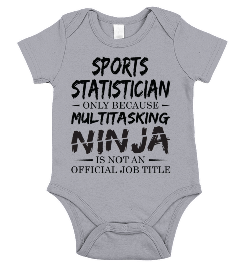 Ninja Sports Statistician Short Sleeve Baby One-Piece