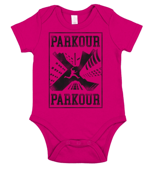 Parkour Free Running Traceur Short Sleeve Baby One-Piece