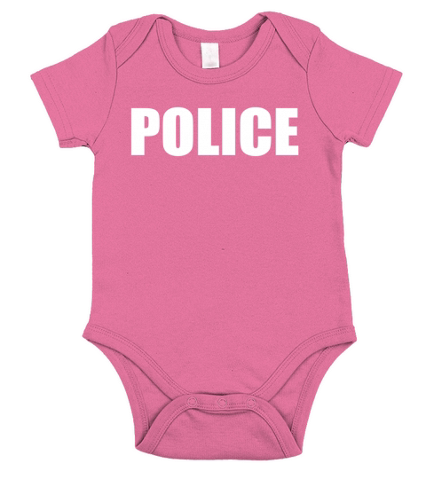 POLICE OFFICIAL UNIFORM EMPLOYEES WORK T SHIRT Tshirts Short Sleeve Baby One-Piece
