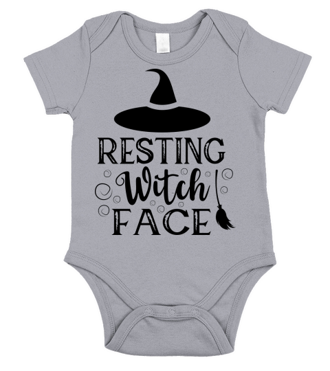Resting witch face Short Sleeve Baby One-Piece