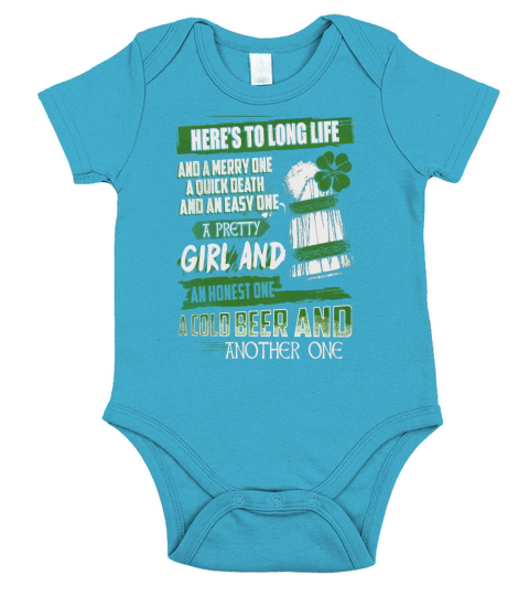 Saint Patricks Day - IRISH COLD BEER ! Short Sleeve Baby One-Piece