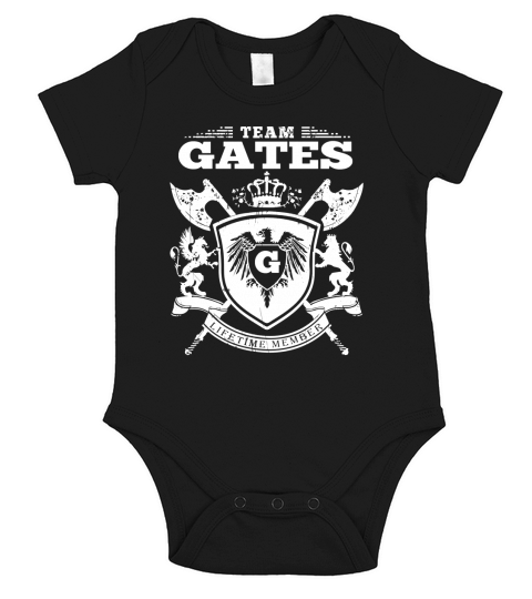 Team Gates T-Lifetime Member: Tshirts For Team Gates, Gates Family, Gates Company Short Sleeve Baby One-Piece