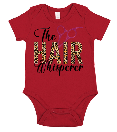 The Hair Whisperer Funny Hairstylist Women Short Sleeve Baby One-Piece