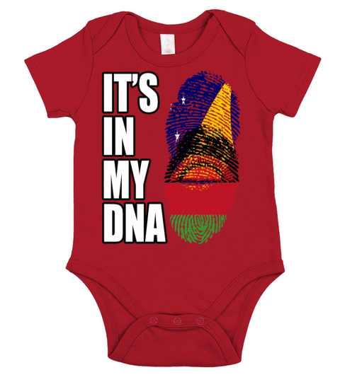 Tokelauan And Malawian Mix Heritage DNA Flag Short Sleeve Baby One-Piece