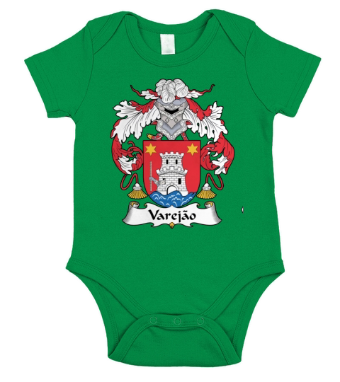 Varejao Family Crest Portuguese Family Crests - Coffee Mug (colored) Short Sleeve Baby One-Piece