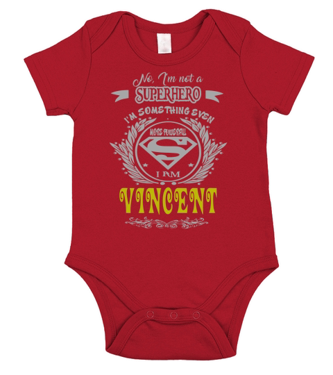 VINCENT . superhero VINCENT Short Sleeve Baby One-Piece