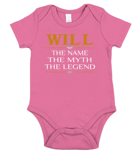 Will The Name The Myth The Legend Short Sleeve Baby One-Piece