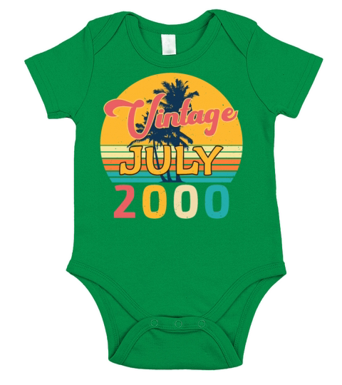 Year Of Construction July 2000 Short Sleeve Baby One-Piece
