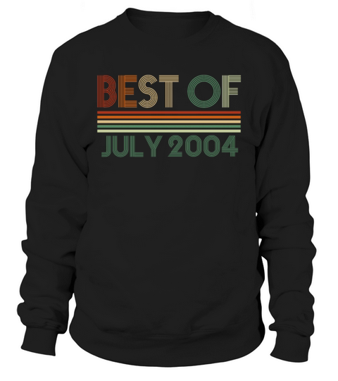 18th birthday July vintage 2004 gift idea Sweatshirt Unisex