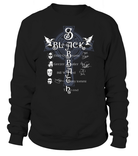 Black Sabbath Ozzy Osbourne Geezer Butler Bill Ward Sweatshirt Unisex