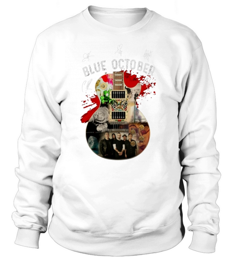 Blue October guitar signatures shirt Sweatshirt Unisex