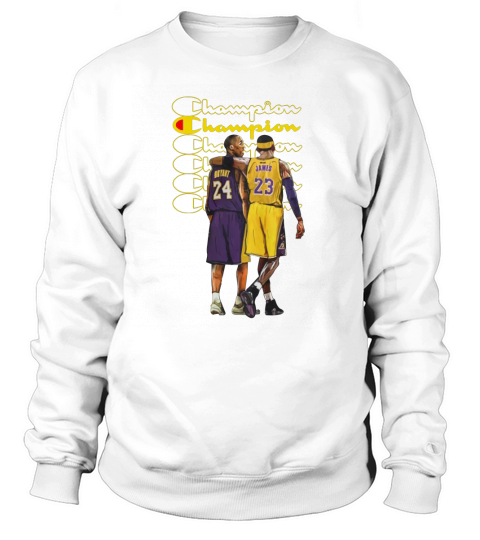Champion Kobe Bryant and Lebron James Sweatshirt Unisex
