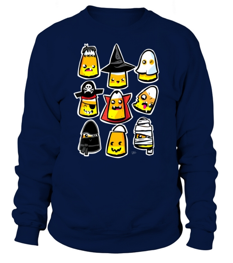 Funny Halloween Holiday Candy Corn Kawaii Cute Womens Funny Gift shirt Sweatshirt Unisex