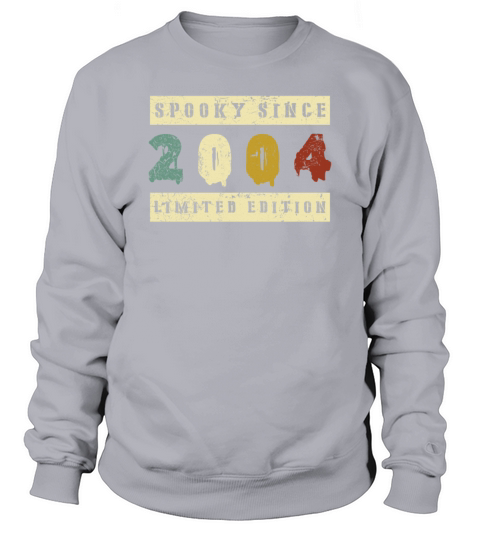 Halloween Spooky Since 2004 Retro Birth Year Sweatshirt Unisex