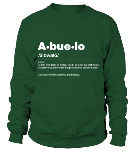 Mens Funny Dictionary Definition Fathers Day Gift Grandpa Abuelo T-Shirt Sweatshirt Unisex