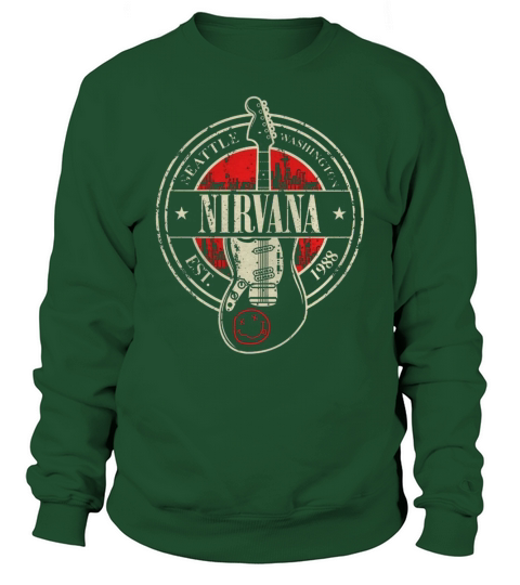 Nirvana Seattle Washington Est 1988 Sweatshirt Unisex