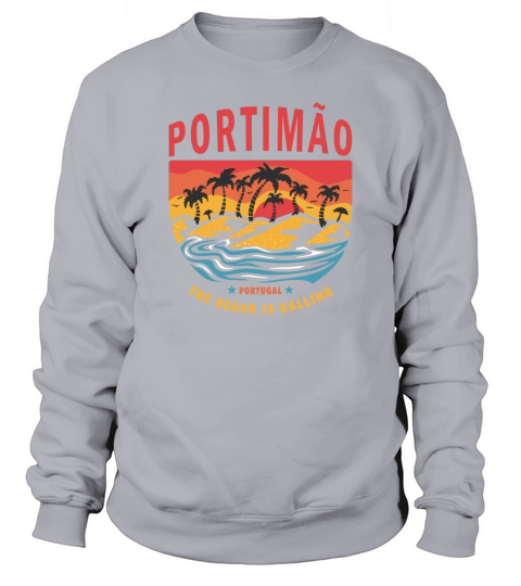 Portimao Portugal Beach Design Sweatshirt Unisex